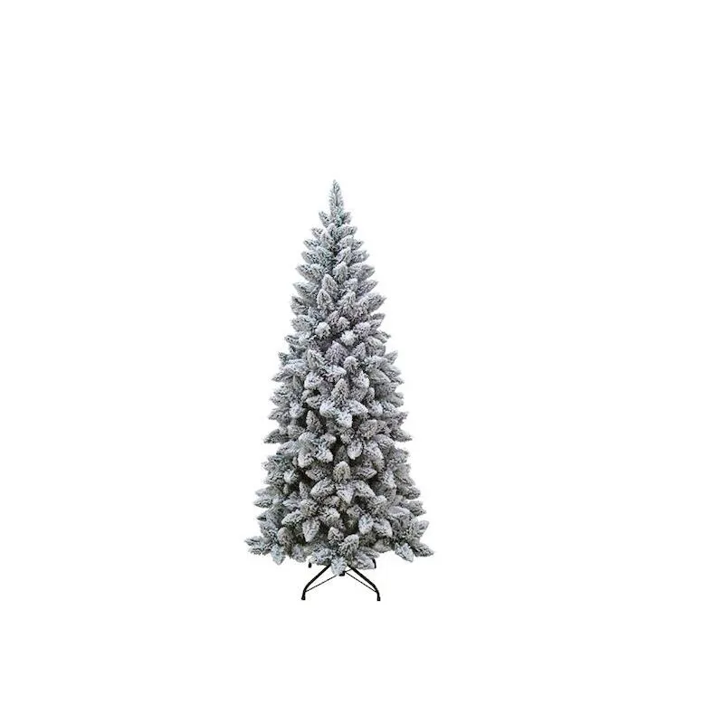 Albero di Natale Innevato 818 Punte Alaska Slim Cm 210