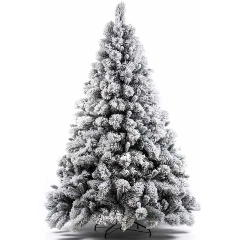 Giordanoshop - Albero Di Natale Innevato Gran Sasso 180cm 955 Rami Super Folto Effetto Neve