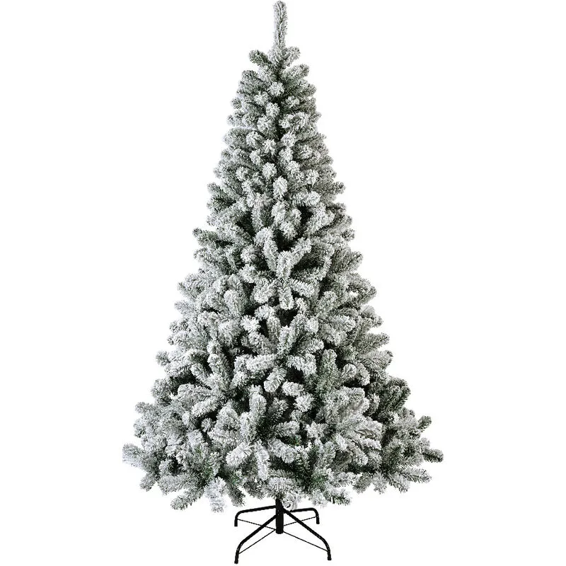 Webmarketpoint - Albero di Natale innevato Pino Reale h 210 ø 126 cm