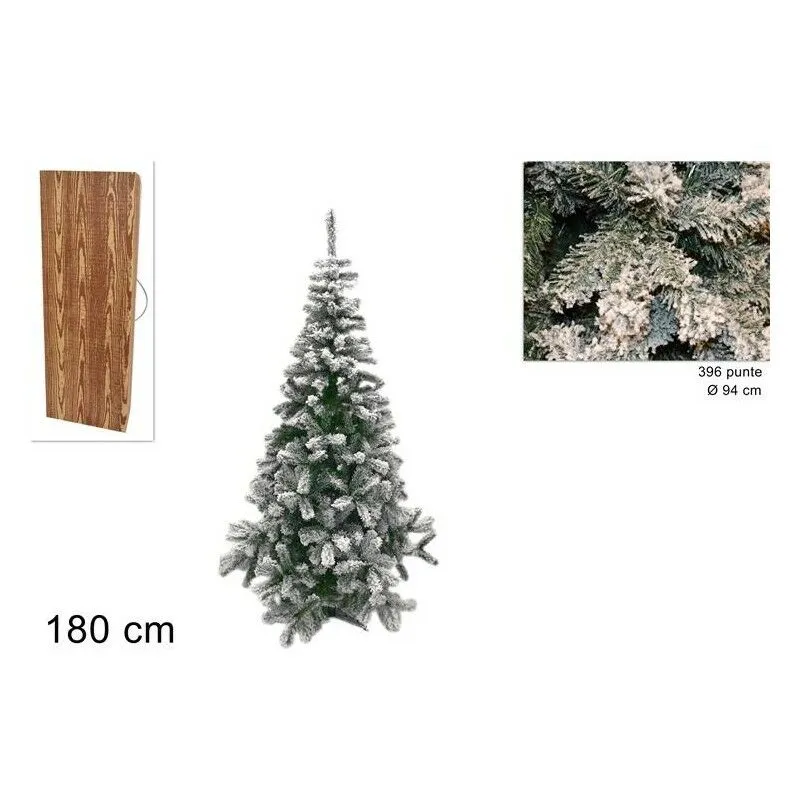 Albero di Natale Lapponia Innevato H180 cm