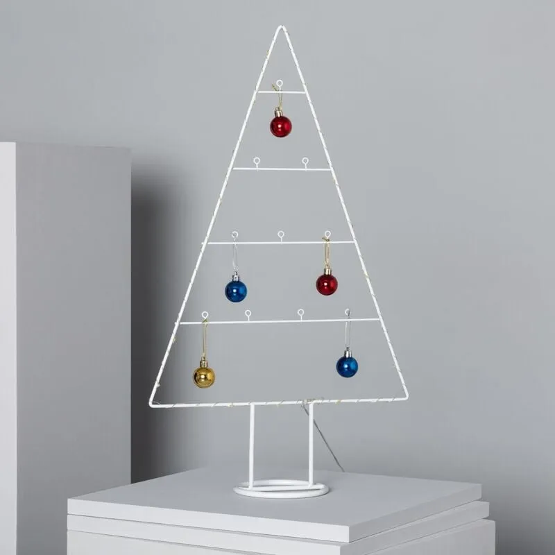 Ledkia - Albero di Natale led con Batteria Bianco