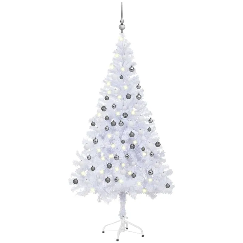 Torana - Albero di Natale Preilluminato con Palline 120 cm 230 Rami