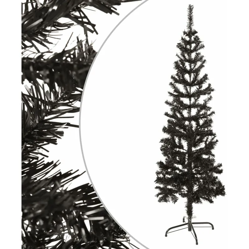 Torana - Albero di Natale Sottile Nero 150 cm