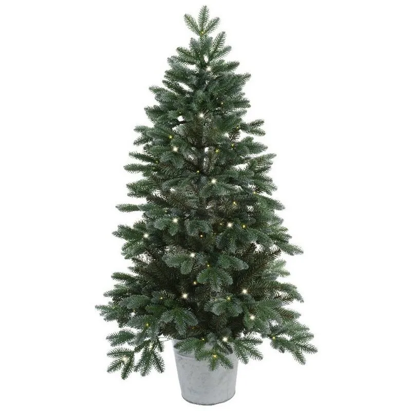  - Albero di Natale Trondheim Illuminato h120Ø65cm pe+pvc