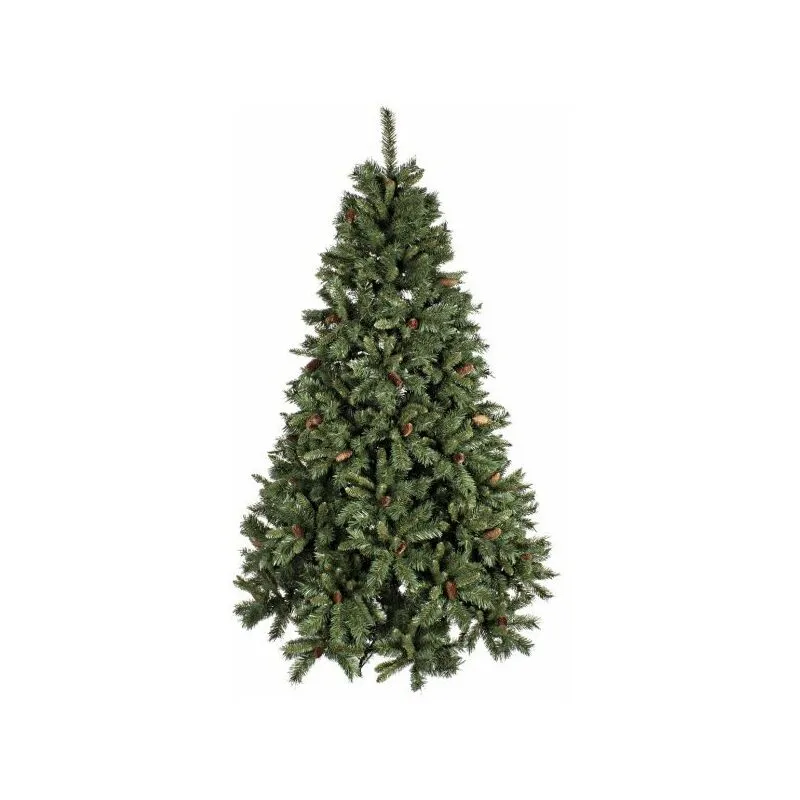 Albero di natale verde con pigne h.180 cm Bizzotto Cone Lux