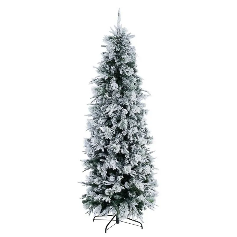 Iperbriko - Albero slim innevato D.76x210h