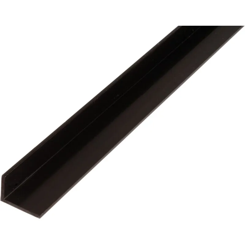 471484 Profilo angolare Plastica, nero 1000 x 30 x 20 mm - Alberts