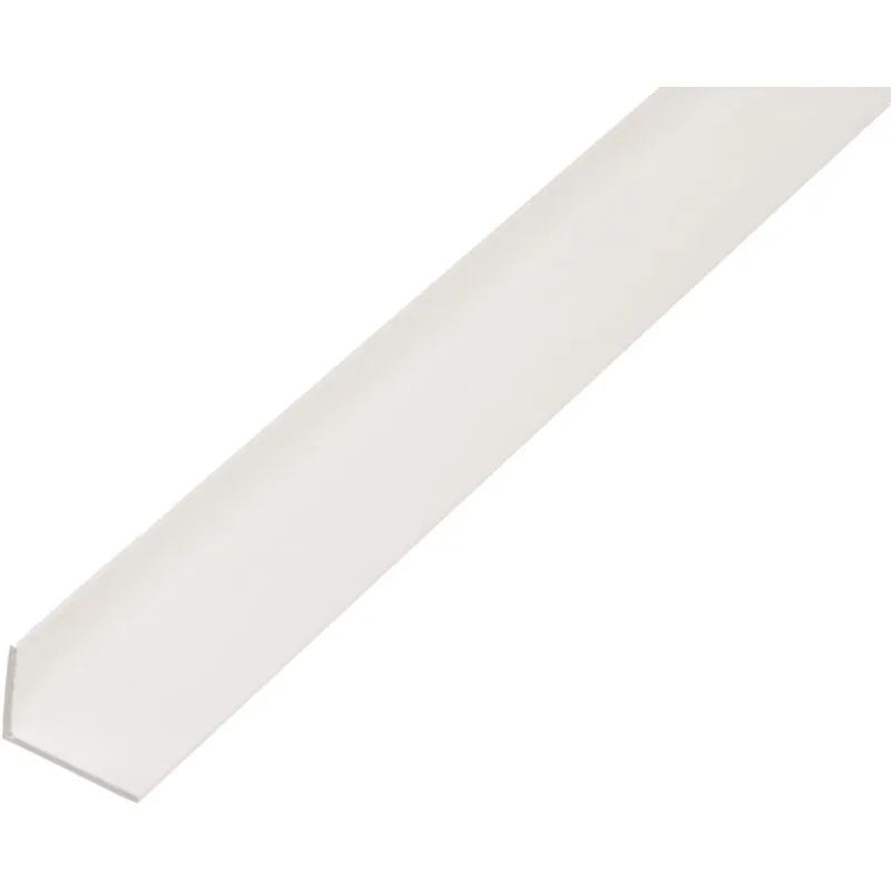 471583 Profilo angolare Plastica, bianco 1000 x 20 x 10 mm - Alberts