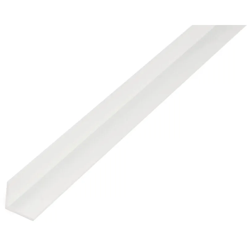 472245 Profilo angolare Plastica, bianco 1000 x 25 x 25 mm - Alberts