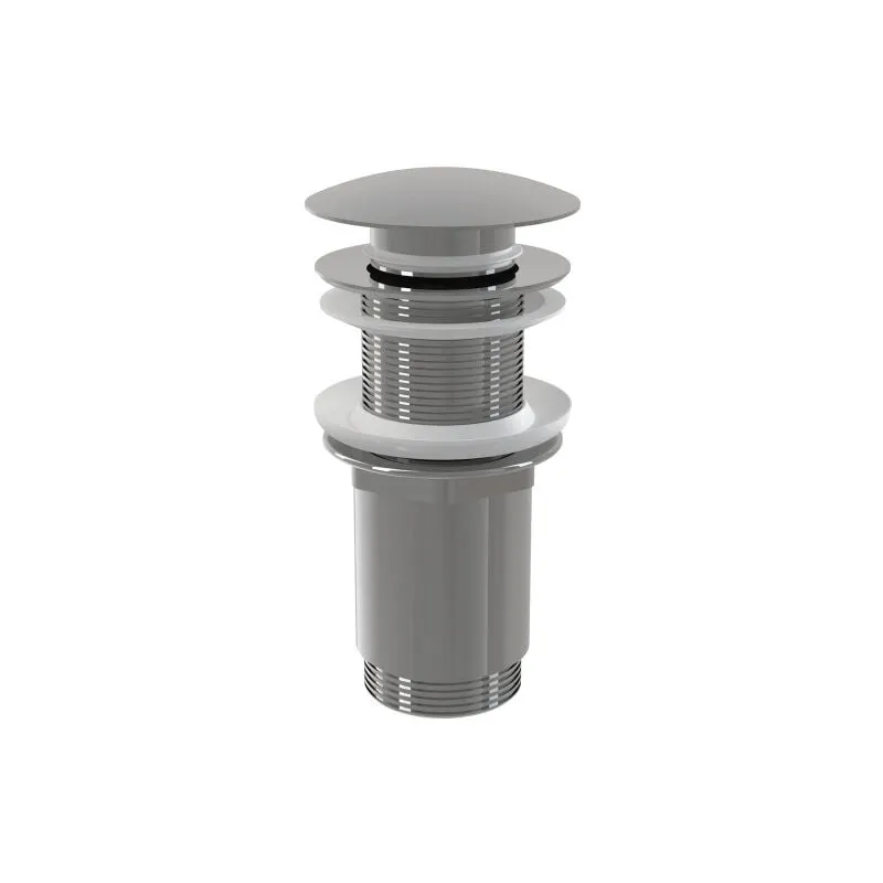 Drain Accessori - Scarico per lavabo 5/4' senza troppopieno, ClickClack, metallo A395 - Alca