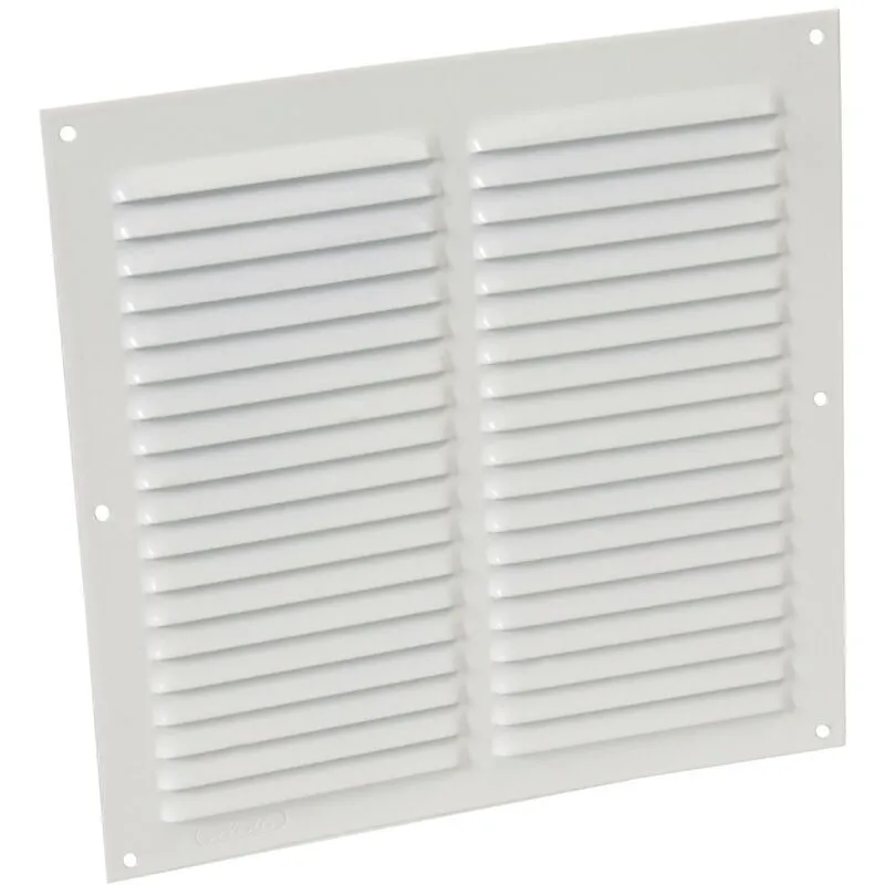 Alluminio laccato bianco con zanzariera: quadrato 30X30 Nicoll