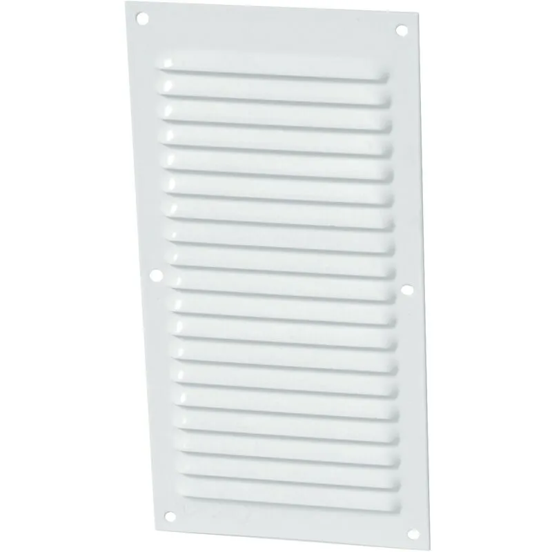 Alluminio laccato bianco con zanzariera: Rettangolare verticale 20x10 Nicoll