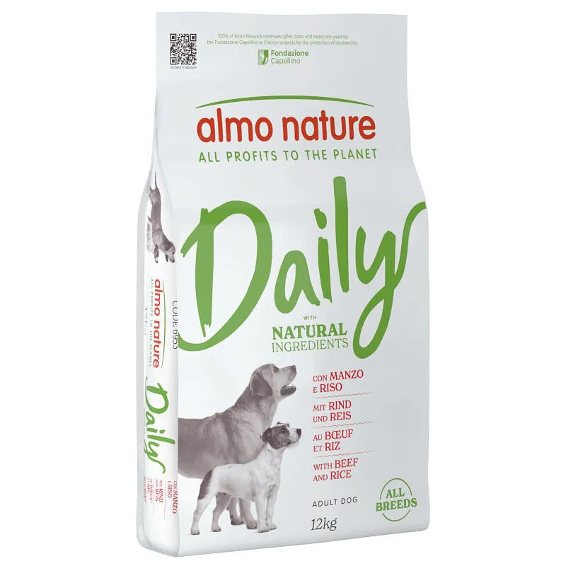 Dog Adult All Breeds Daily Manzo e Riso - Sacco Da 12 Kg - 