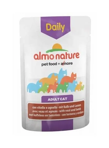  Daily per Gatto Adult in Busta da 70 gr Vitello e Agnello