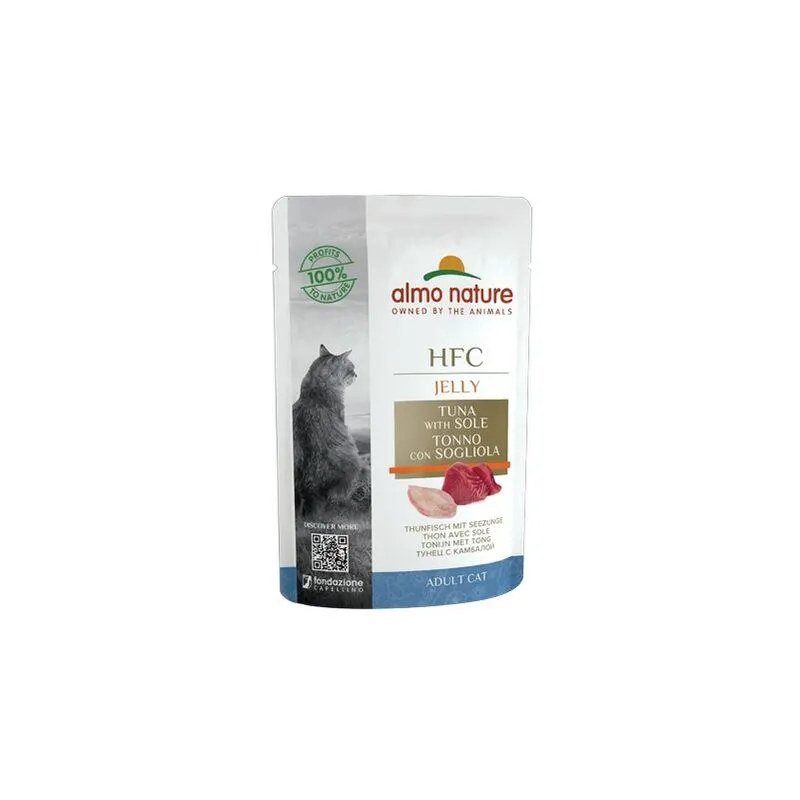  - hfc Jelly per Gatto da 55 gr Tonno e Sogliola