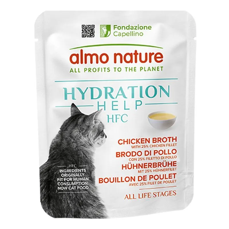 Gatto hfc Hydration Help busta 50gr Brodo di Pollo con Filetto di Pollo - 