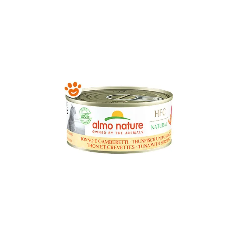  - Cat hfc Natural Tonno e Gamberetti 5023H Megapack - Lattina Da 70 Gr