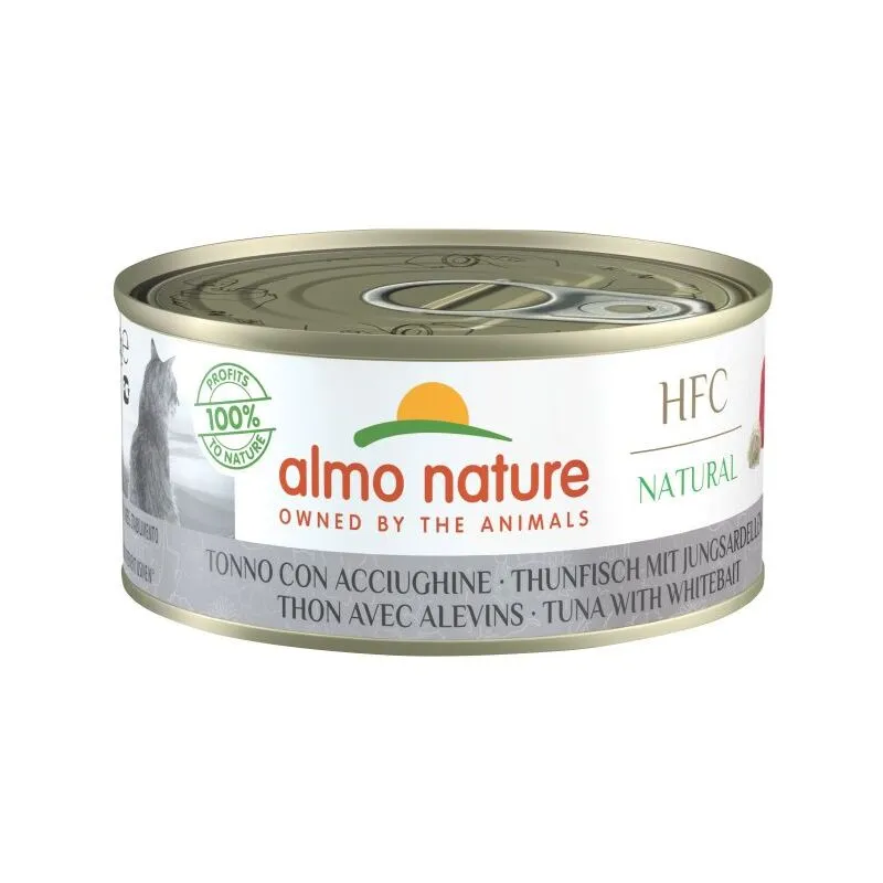 Gatto hfc Natural 150gr Tonno con Acciughine - 