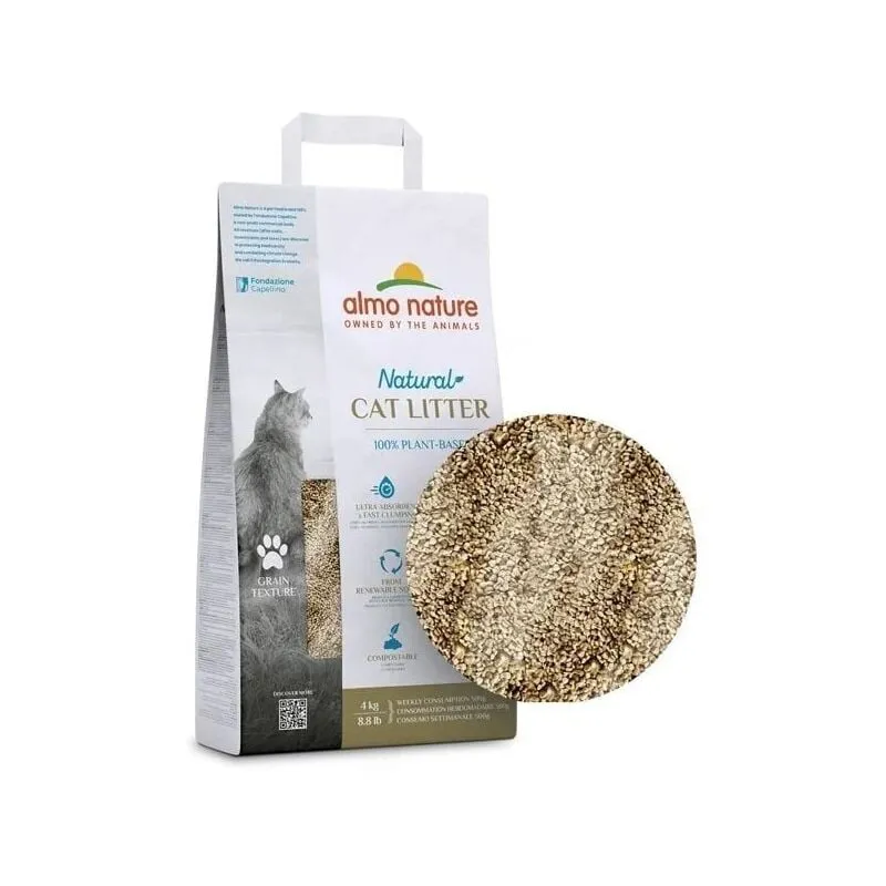 Gatto Lettiera Naturale Grain Texture 4 kg - 