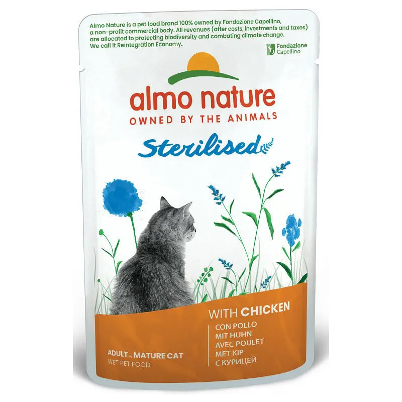 Per Gatto Sterilised da 70 gr Pollo - 