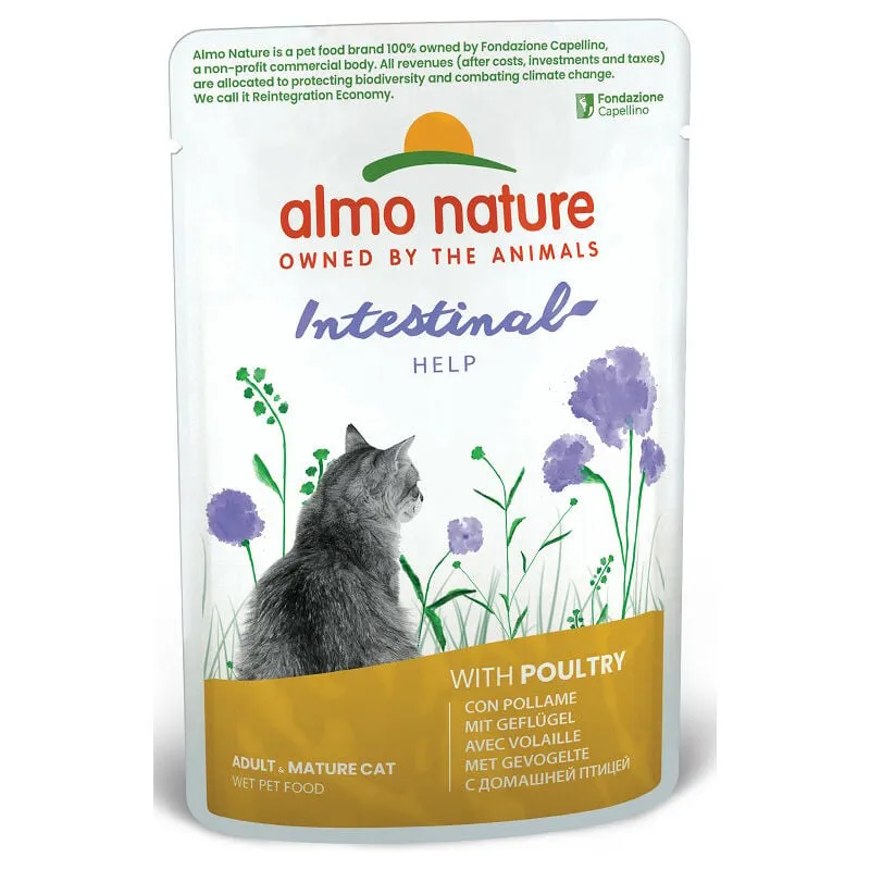 Intestinal Help per Gatto da 70gr Pollame - 