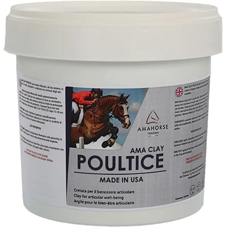 Amahorse - amaclay poultice Cretata per il benessere articolare astringente e defaticante barriera naturale contro le infezioni 8,6 kg