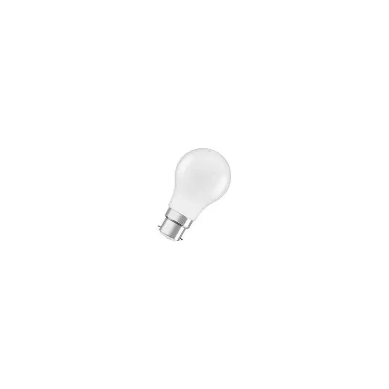 Lampadina LED smerigliata standard B22, 4,9W, bianco caldo.