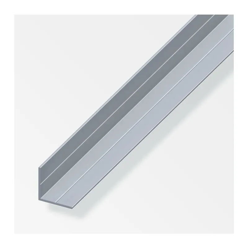 Alfer - Profilo angolare con lati uguali aluminium 11.5x1.5mm 2,5m - 25584