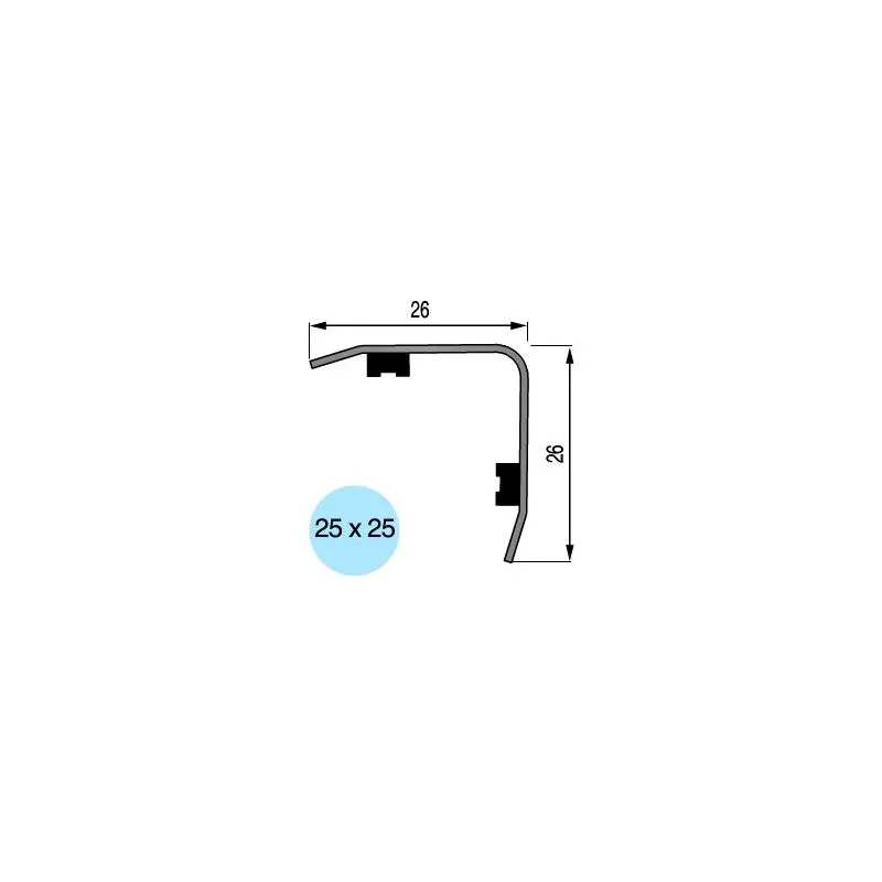 Cornière d'angle sortant  13