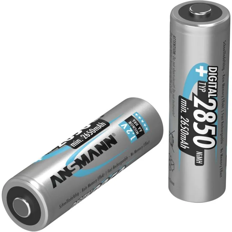 Digital HR06 Batteria ricaricabile Stilo (aa) NiMH 2650 mAh 1.2 v 2 pz. - 
