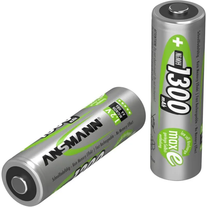 MaxE HR06 Batteria ricaricabile Stilo (aa) NiMH 1300 mAh 1.2 v 1 pz. - 