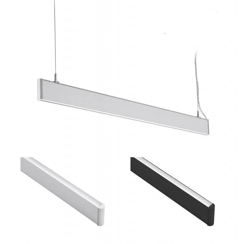 Apparecchio lineare led a sospensione/superficie 40W - Slim - - Bianco Neutro