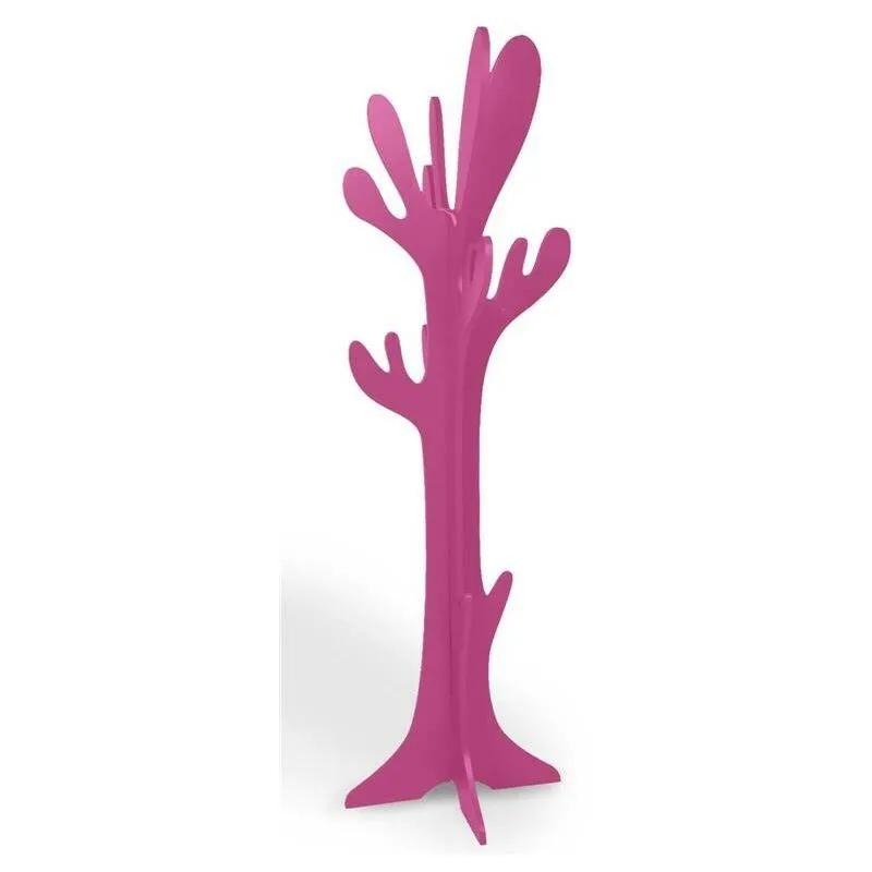 Appendiabito in legno ad albero cm 42 x 42 x H170 cm in colore rosa