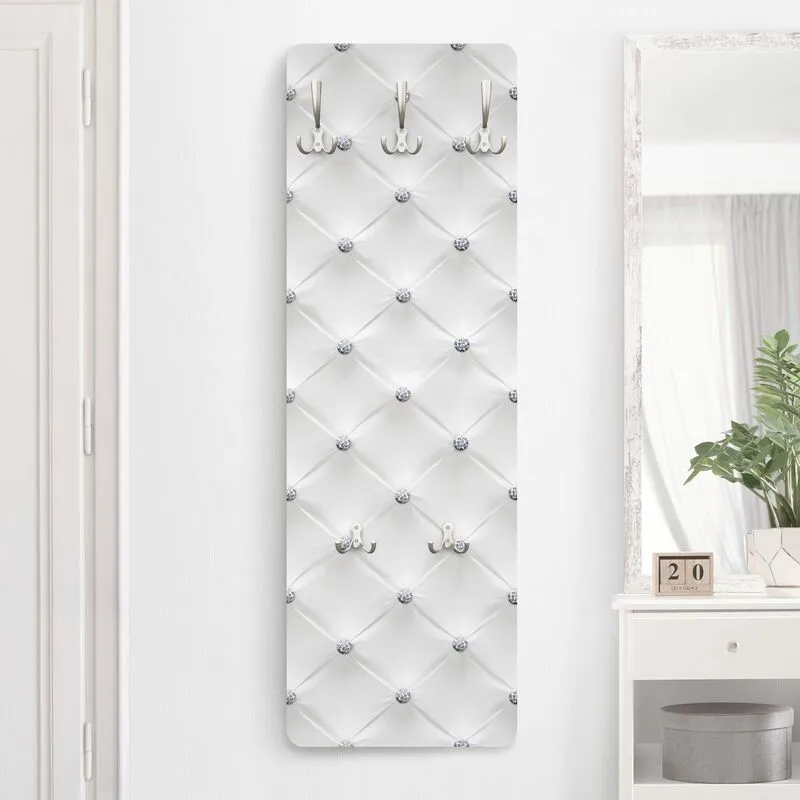 Appendiabiti - Diamond White Luxury - Dimensione LxH: 119cm x 39cm