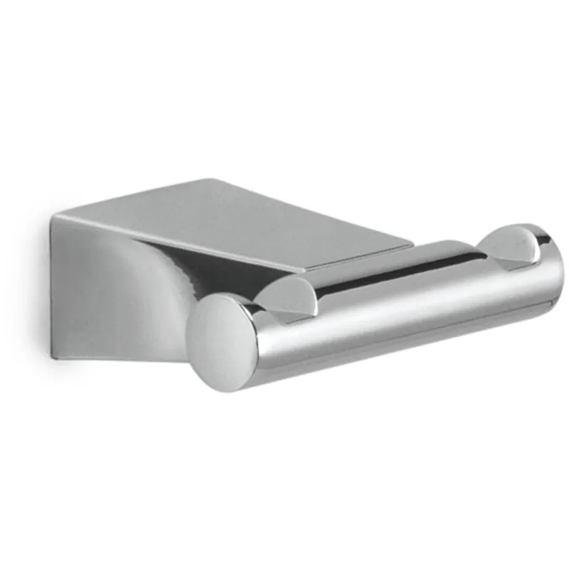 Appendiabiti doppio da muro in acciaio inox e Cromall TN26 Gedy serie tonale Cromato