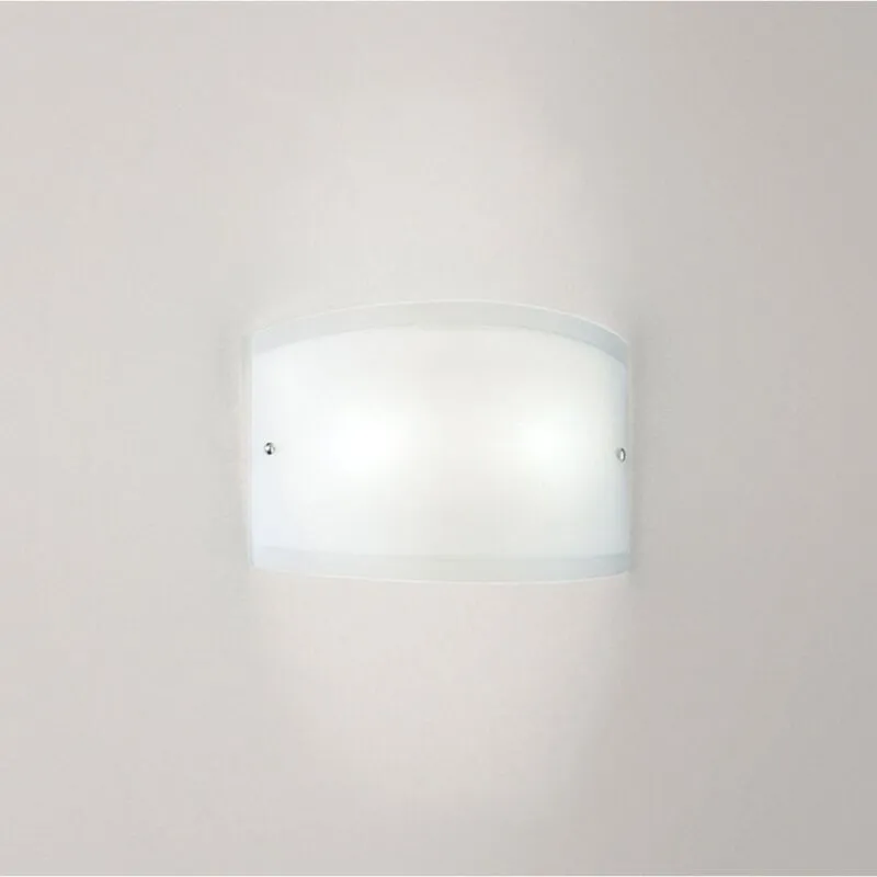 Gea Luce - Applique moderno lecce ap e27 led vetro lampada parete