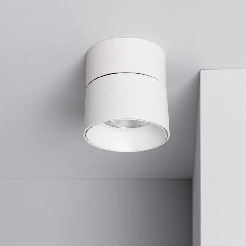 Applique led 30W Alluminio Circolare Bianco New Onuba Bianco Naturale 4000K Bianco