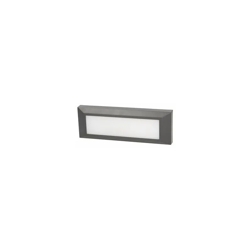 Applique LED Serie Kuito 4W 3000 - 4000 - 6000K IP65 Grigio antracite