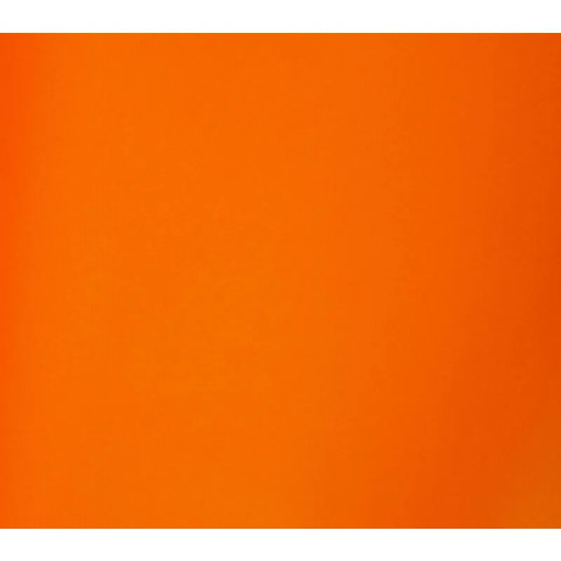 Arancio - Pellicola polimerica adesiva da 122cm di base - Misura: 122x300 cm