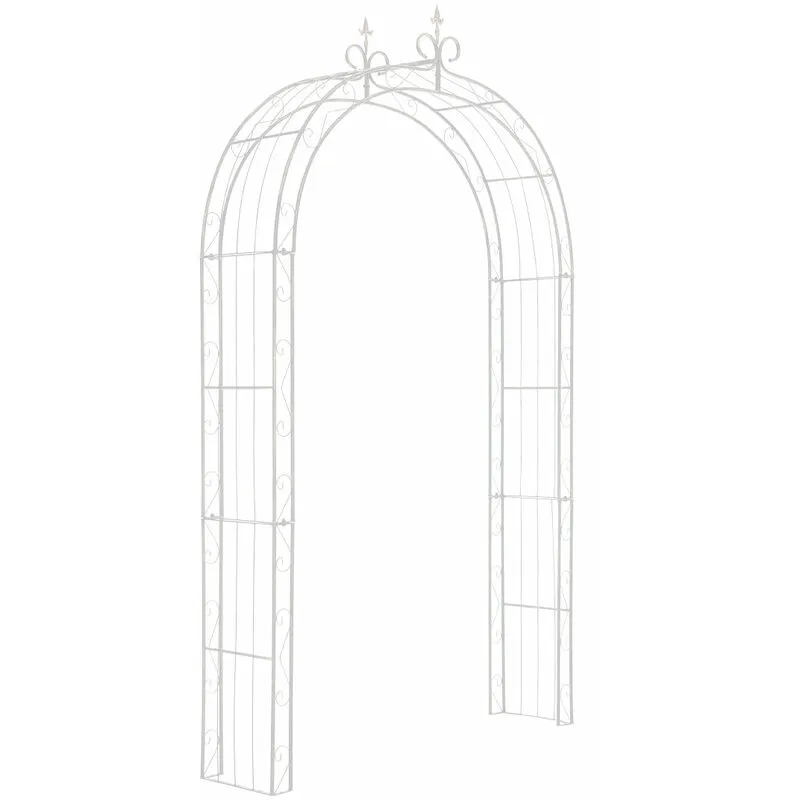 Arco Pergolato Sun da Giardino bianco