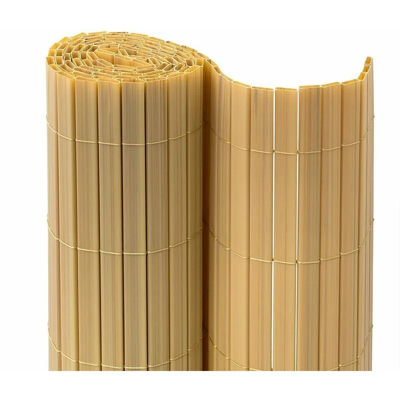 Arella arelle in stuoia canna pvc naturale 1X3 mt in bamboo recinzione separe'