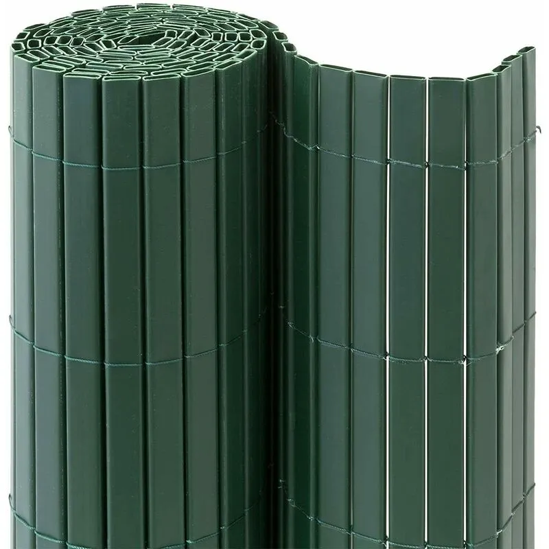 Arella arelle in stuoia canna pvc verde 1X3 mt in bamboo recinzione separe'