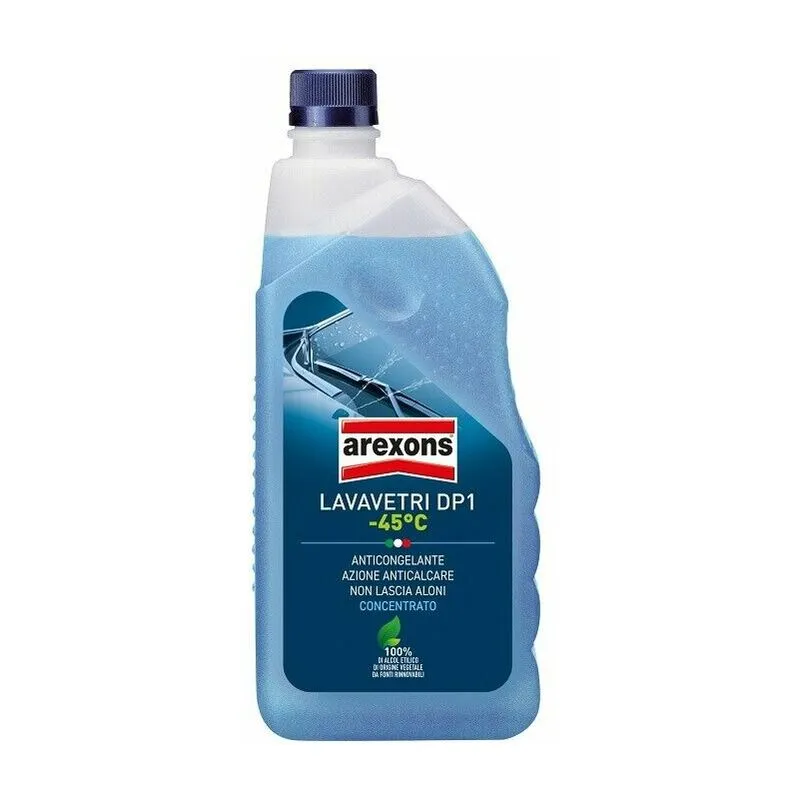 Liquido Lavavetri Arexons DP1 Auto Detergente concentrato Pulizia Cristalli pronto uso - 1 l