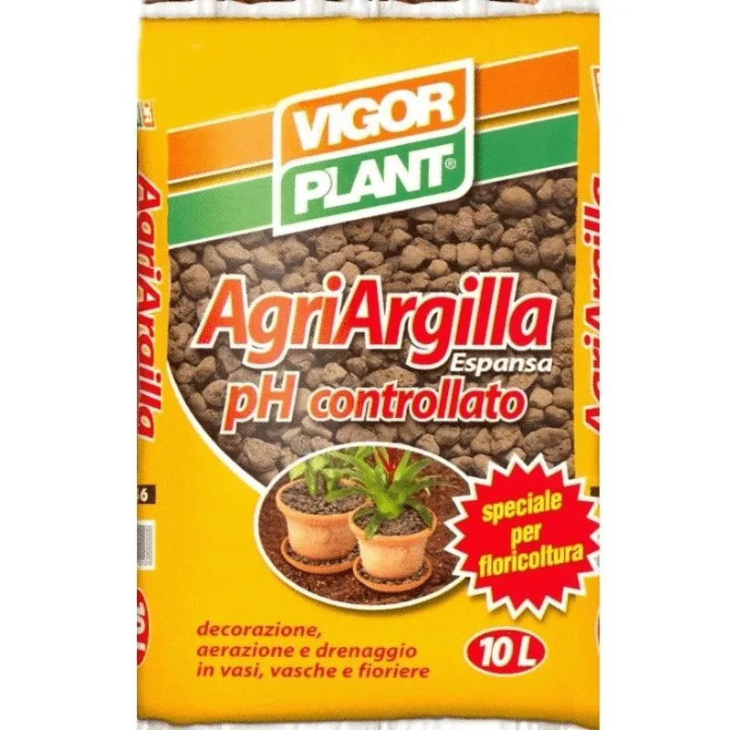 Argilla espansa 10 lt. Vigo rplant agriargilla per floricoltura