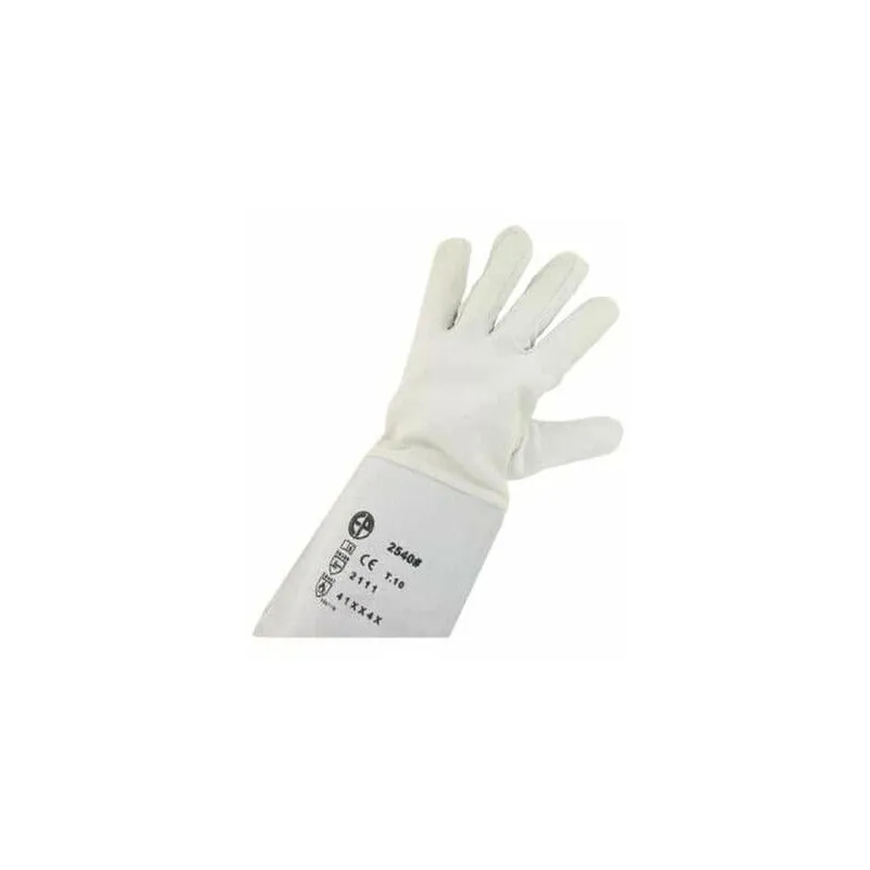 Euro Protection - argon guanti saldatore come qualsiasi dimensione agnello fiore xl / 10 ep 2540 - Blanc