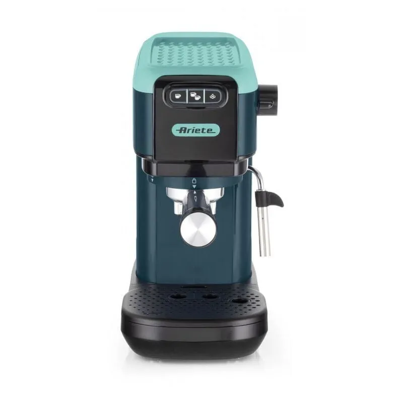 1399 Macchina da caffè espresso Light Aquamarine, Per polvere e cialde ese, 1300 w, Capacità 1,1L, 15 bar di pressione, Filtro 1, 2 tazze e cialda