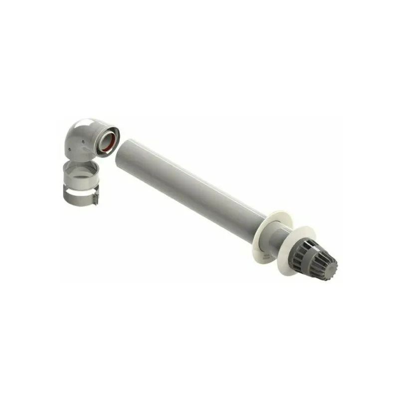 Ariston - kit scarico fumi coassiale dn. 60/100 con curva di partenza 704760