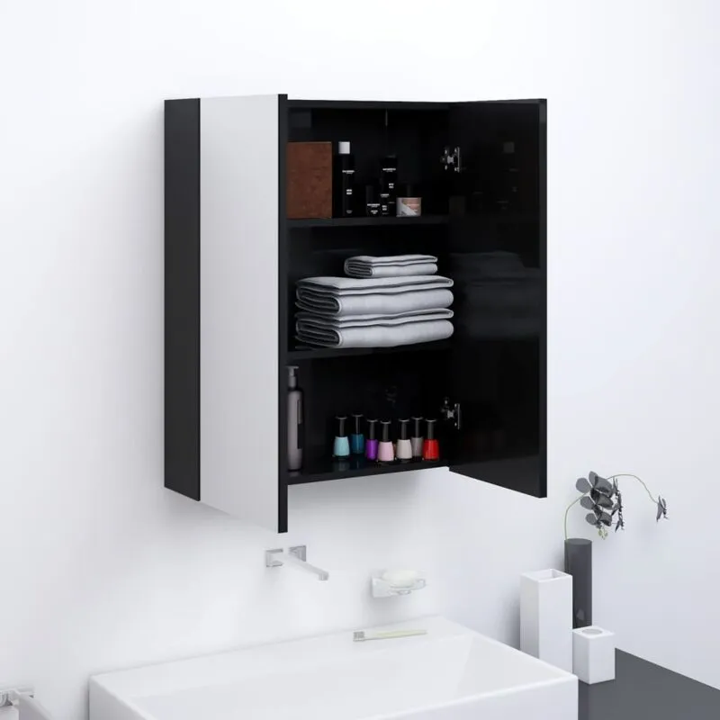 Vidaxl - Furniture Limited - Armadietto a Specchio per Bagno 60x15x75 cm