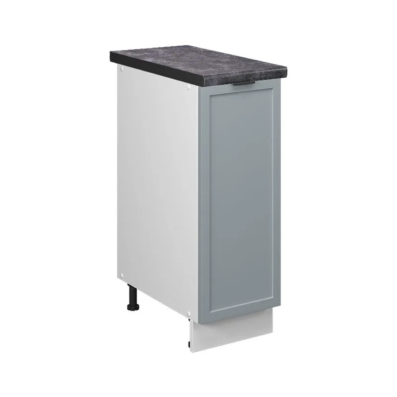 Armadio cucina dispensa alto Fame-Line, Blu-grigio chiaro, 30 cm , pl Antracite 