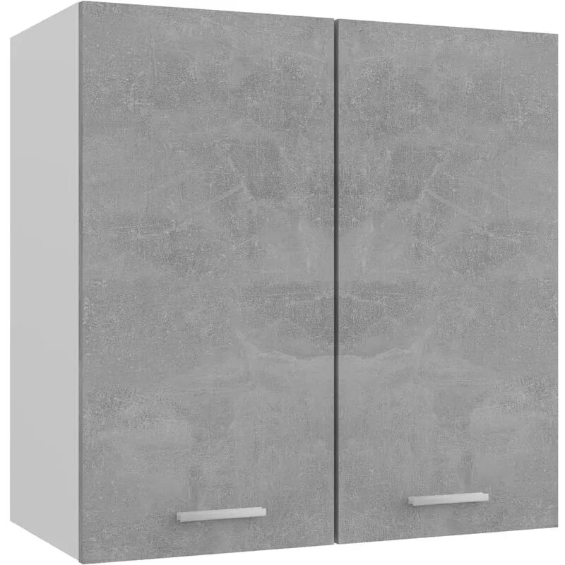 Armadio Sospeso - Pensili cucina Grigio Cemento 60x31x60 cm in Truciolato